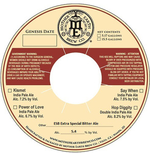 Mother Earth Brew Co Esb