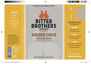 Bitter Brothers Brewing Company Golden Child