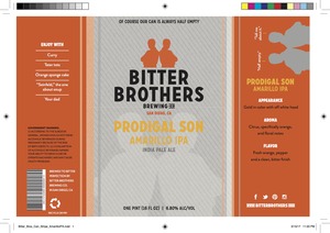 Bitter Brothers Brewing Company Prodigal Son