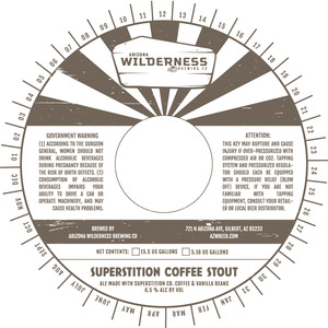 Arizona Wilderness Brewing Co Superstition Coffee Stout