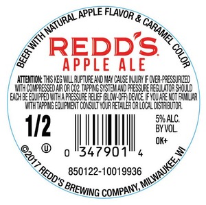 Redd's Apple Ale March 2017