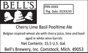 Bell's Cherry Lime Basil Pooltime Ale March 2017