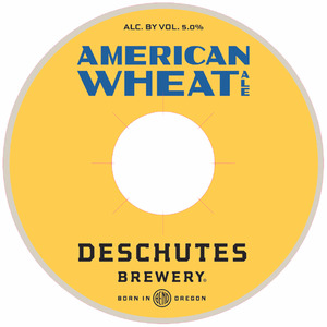 Deschutes Brewery American Wheat March 2017
