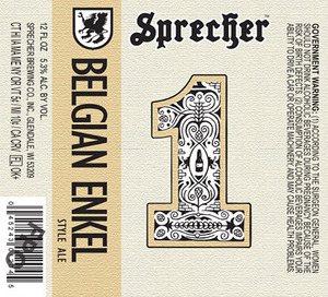 Sprecher Brewing Co., Inc. Belgian Enkel