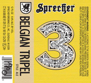 Sprecher Brewing Co., Inc. Belgian Tripel