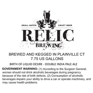 Relic Brewing Birth Of Liquid Desire March 2017