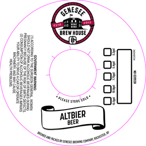 Genesee Brew House Altbier Beer