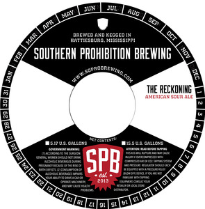 Southern Prohibition Brewing The Reckoning