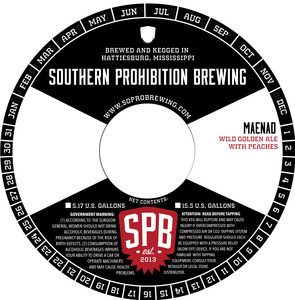 Southern Prohibition Brewing Maenad