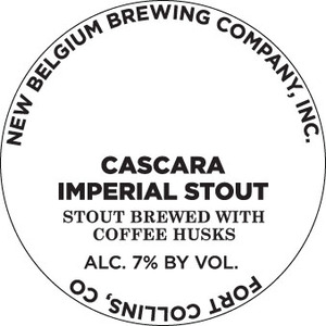 New Belgium Brewing Company, Inc. Cascara Imperial Stout