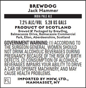Brewdog Jack Hammer March 2017