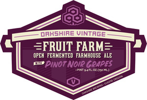 Fruit Farm *farmhouse Ale With Pinot Noir Grapes