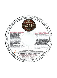 Main Street Brewing Co 4204 Cludad De Suenos