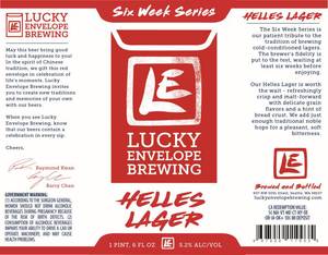 Lucky Envelope Brewing March 2017