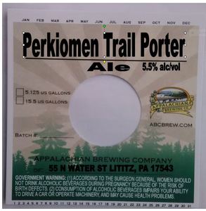 Appalachian Brewing Company Perkiomen Trail Porter