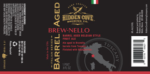 Hidden Cove Brewing Co. Brew Nello March 2017