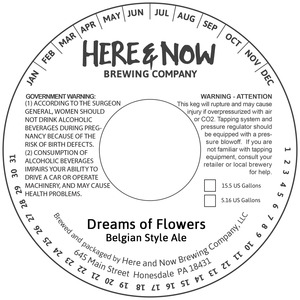 Here & Now Brewing Dreams Of Flowers