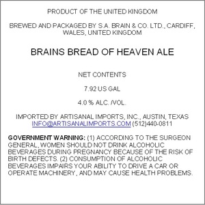 Brains Bread Of Heaven March 2017