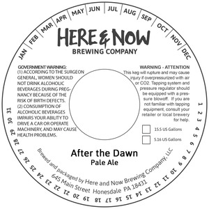 Here & Now Brewing After The Dawn