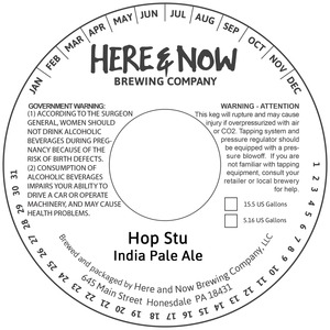 Here & Now Brewing Hop Stu