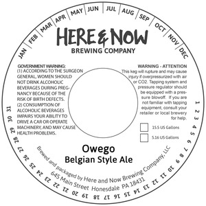 Here & Now Brewing Owego