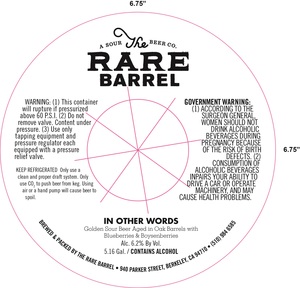 The Rare Barrel In Other Words March 2017