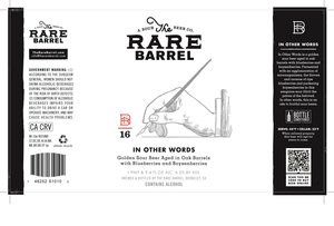 The Rare Barrel In Other Words March 2017