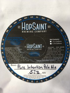 Pure Intention Pale Ale 