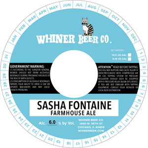 Whiner Beer Company Sasha Fontaine