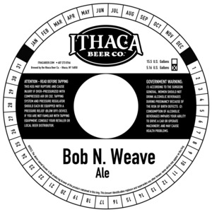 Ithaca Beer Co. Bob N. Weave