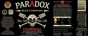 Paradox Beer Company Strawbasil March 2017