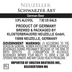 Klosterbrauerei Neuzelle Schwarzer Abt