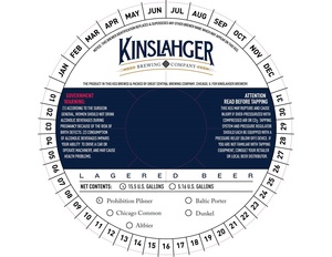 Kinslahger Lagered Beer Prohibition Pilsner