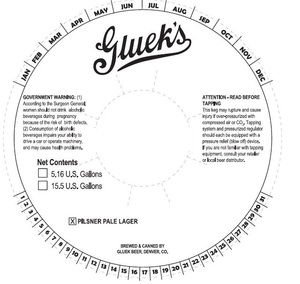 Gluek's Pilsner Pale Lager