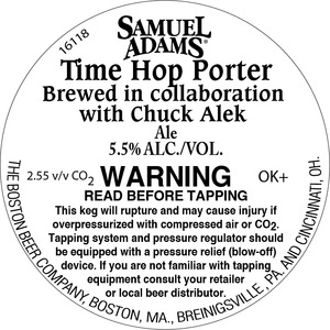 Samuel Adams Time Hop Porter March 2017