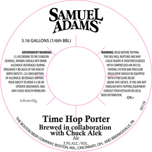 Samuel Adams Time Hop Porter March 2017