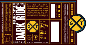 Ghost Train Dark Ride Belgian Style Ale