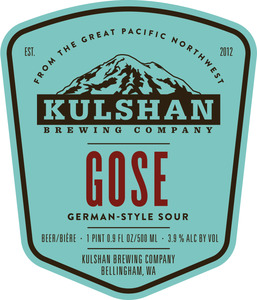 Kulshan Brewing Co. Gose