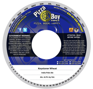 Pizza Boy Brewing Co. Keystoner Wheat