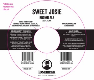 Lonerider Brewing Company Sweet Josie