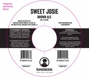 Lonerider Brewing Company Sweet Josie March 2017