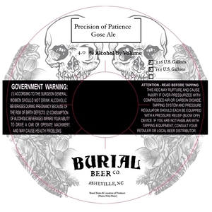 Burial Beer Co. Precision Of Patience