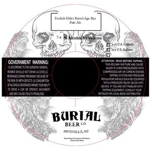 Burial Beer Co. Foolish Elder