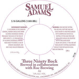 Samuel Adams Three Ninety Bock