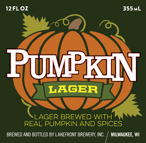 Lakefront Brewery Pumpkin March 2017