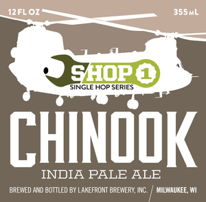 Lakefront Brewery Shop Chinook India Pale March 2017