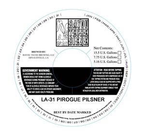 La-31 Pirogue Pilsner March 2017
