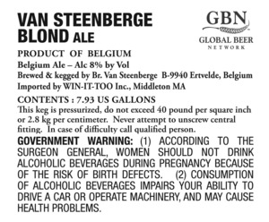 Van Steenberge Blond March 2017