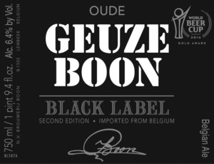 Geuze Boon Black Label March 2017