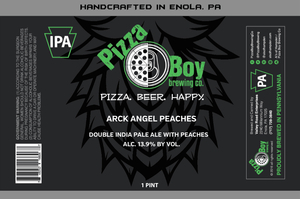 Pizza Boy Brewing Co. Arck Angel Peaches April 2017